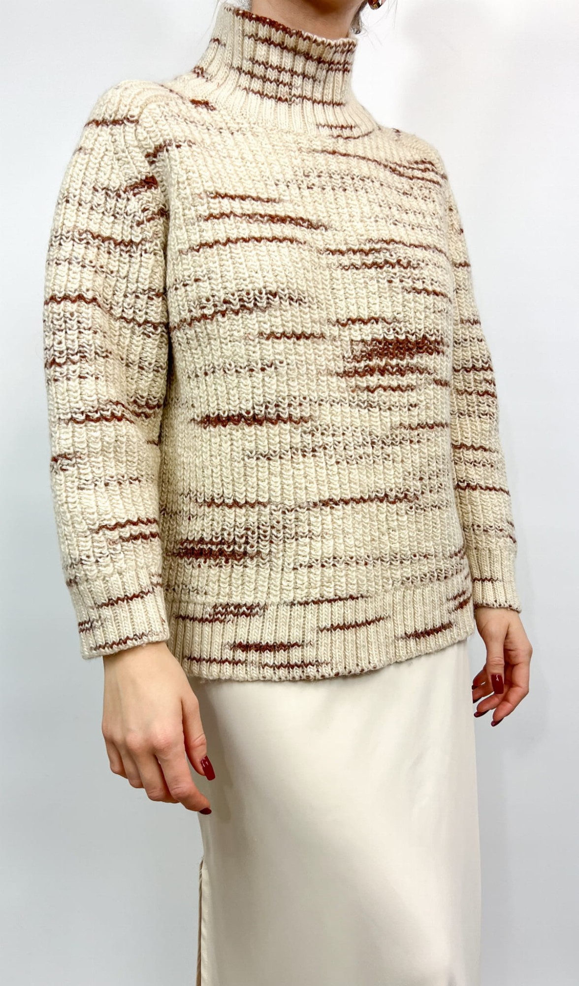 GANT sweter 100% wełna golf 