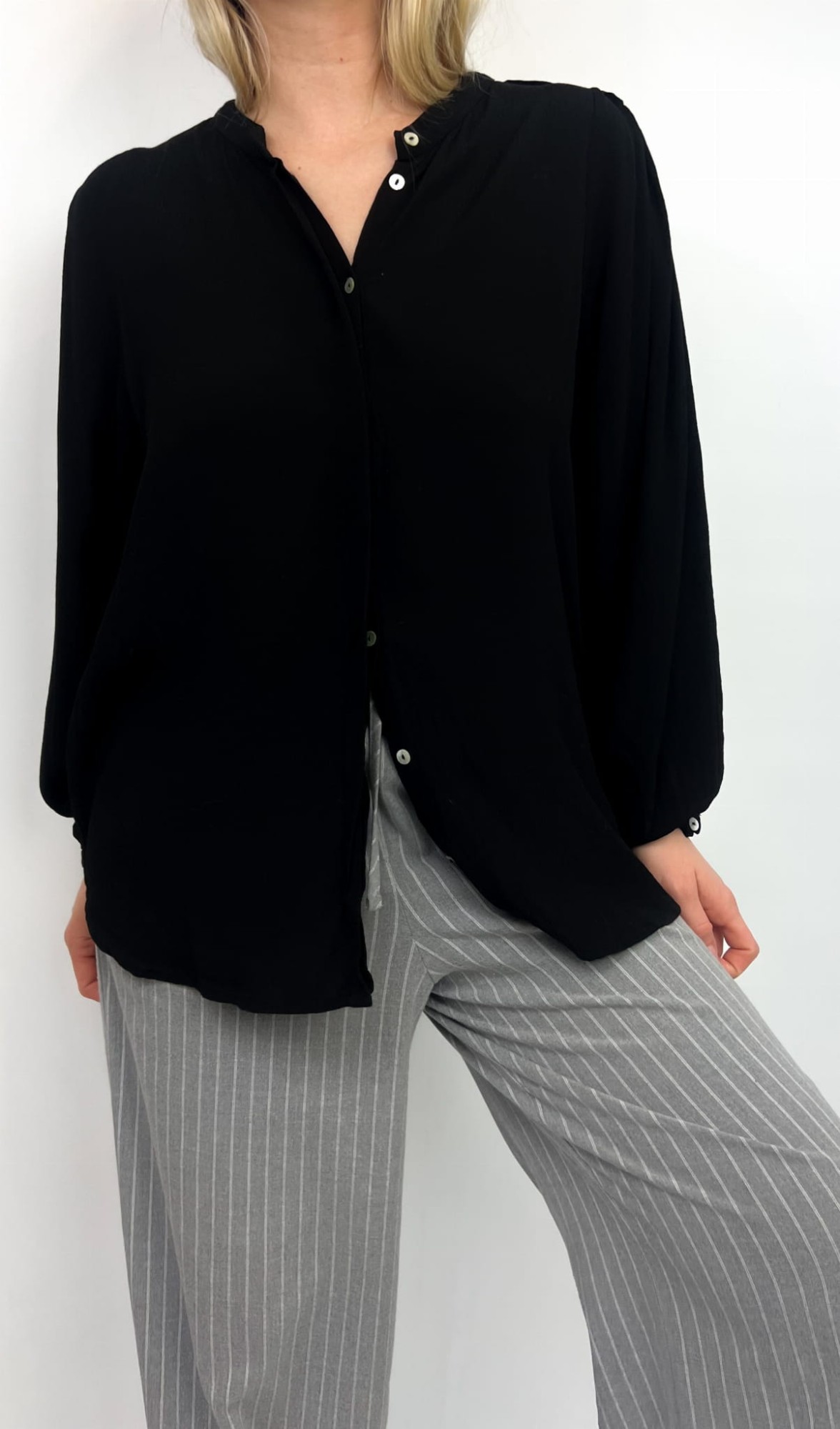 Bruuns Bazaar koszula z bufiastymi rękawami 