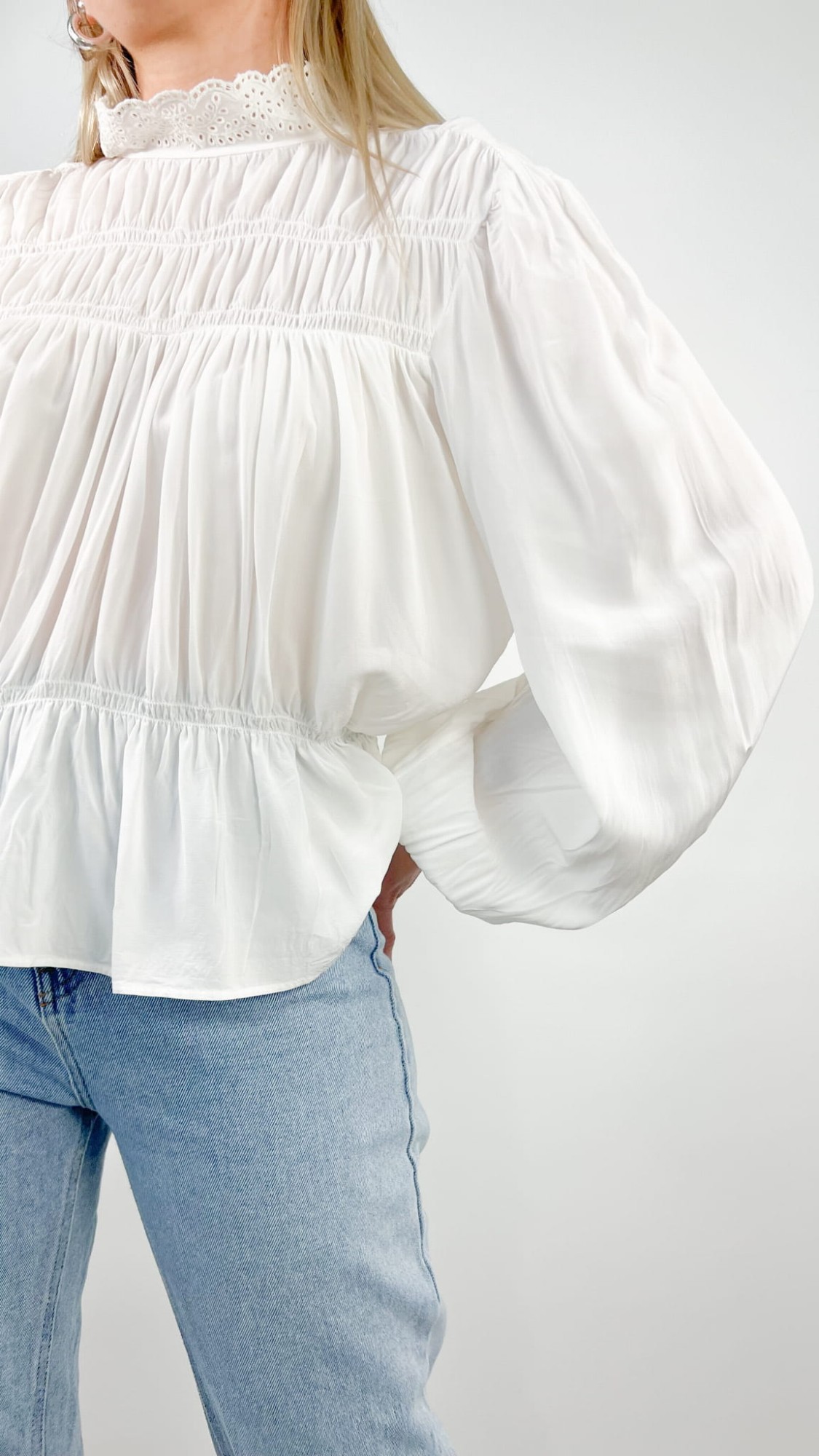 &other stories koszula marszczona 