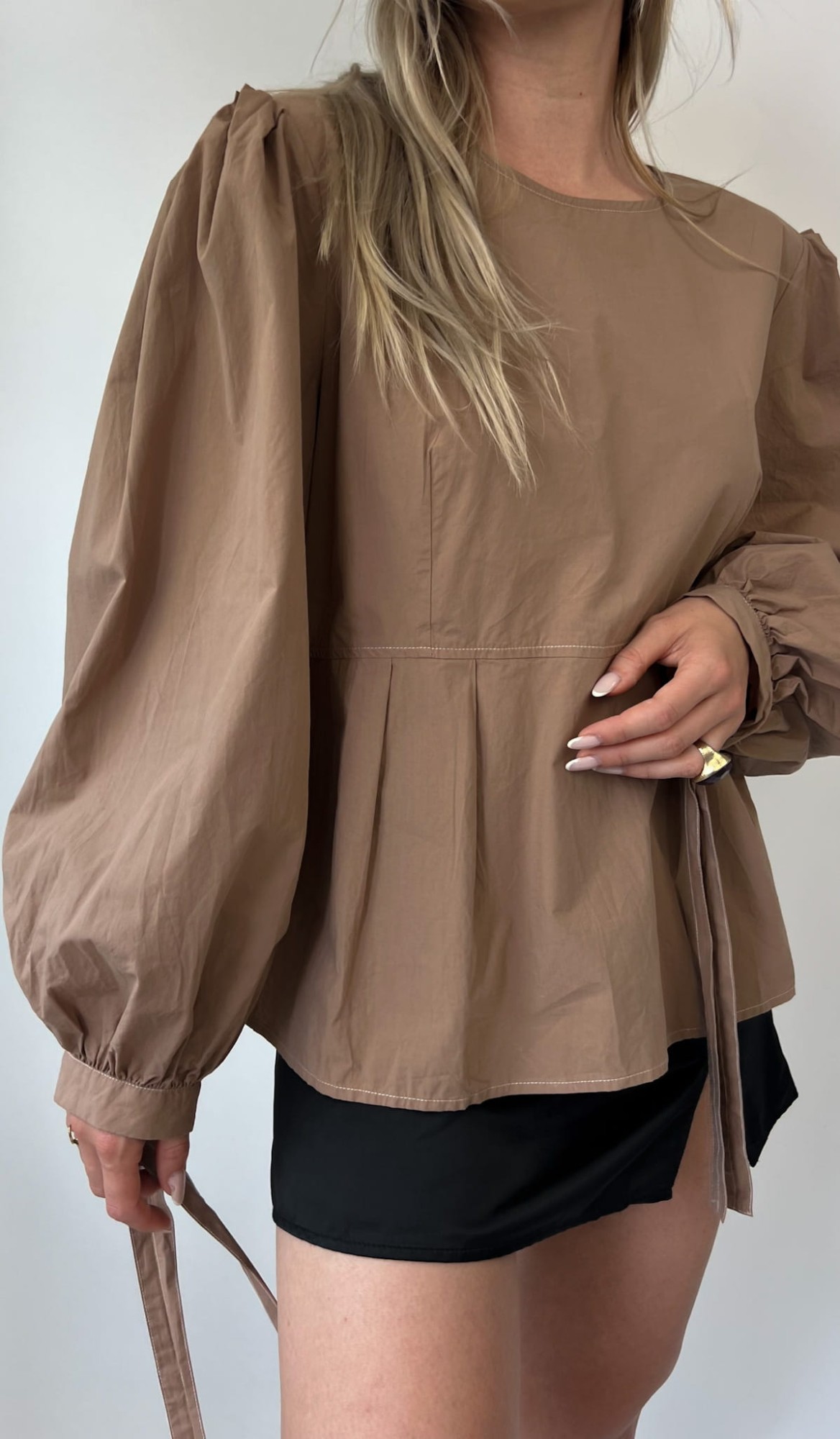 Karen by Simonsen koszula kawa z mlekiem 