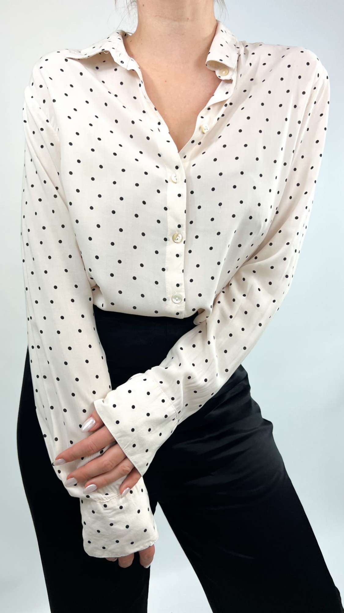 LINDEX koszula w groszki 