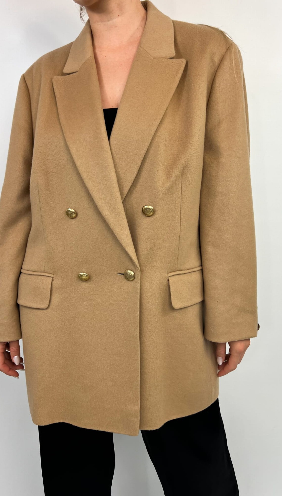 Marynarka vintage 100% kaszmir 