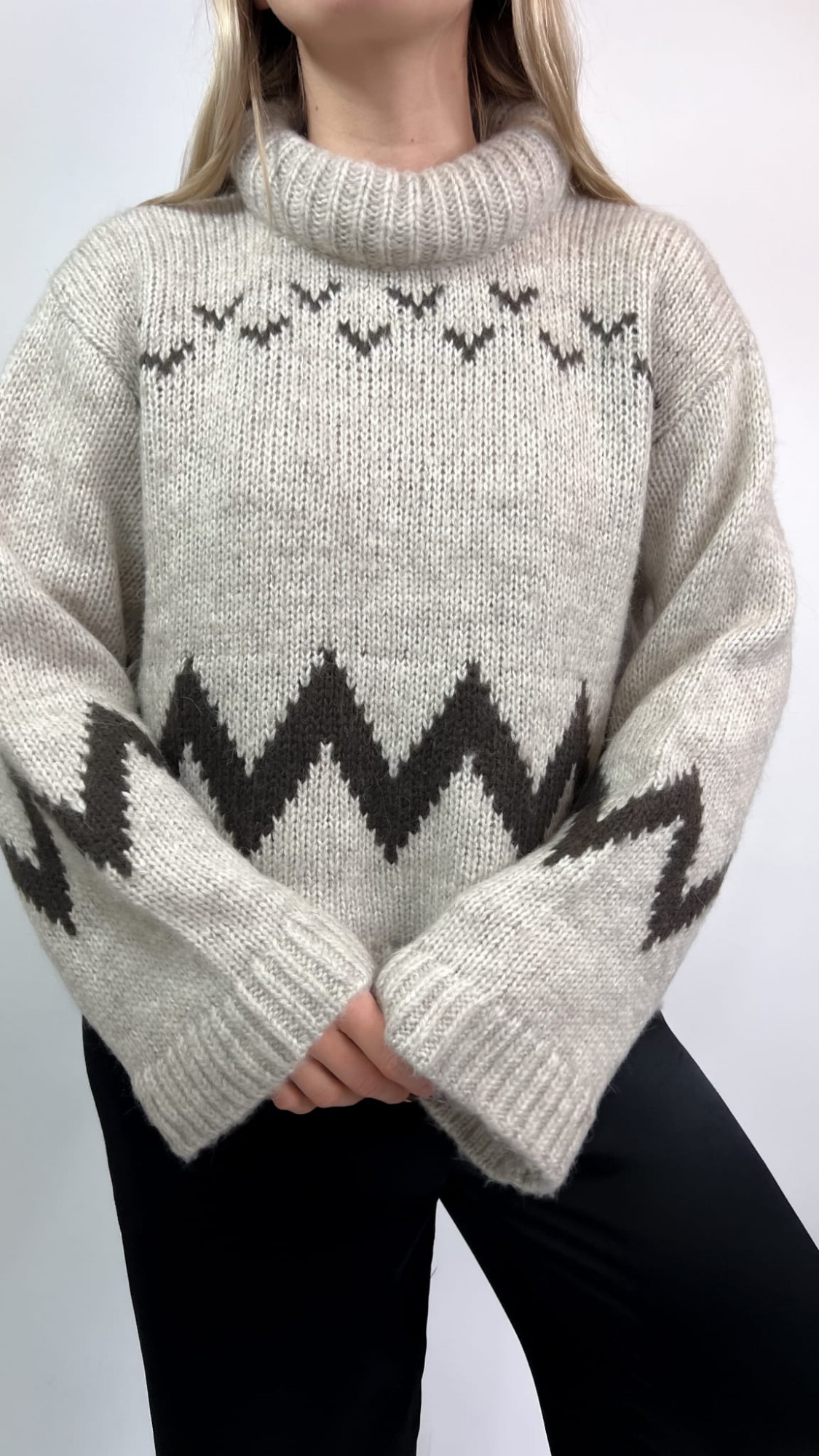 CAMILLA PIHL sweter alpaka/wełna 