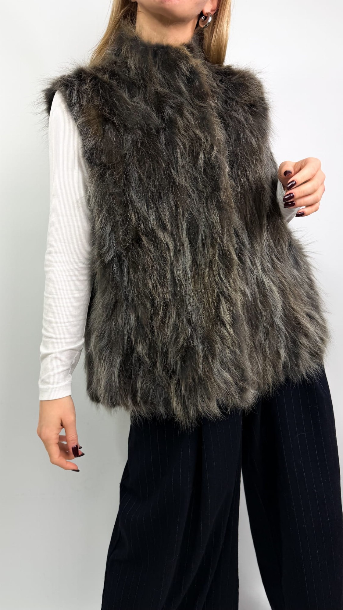 Kamizelka 100% futro z kozy Made in Greece 