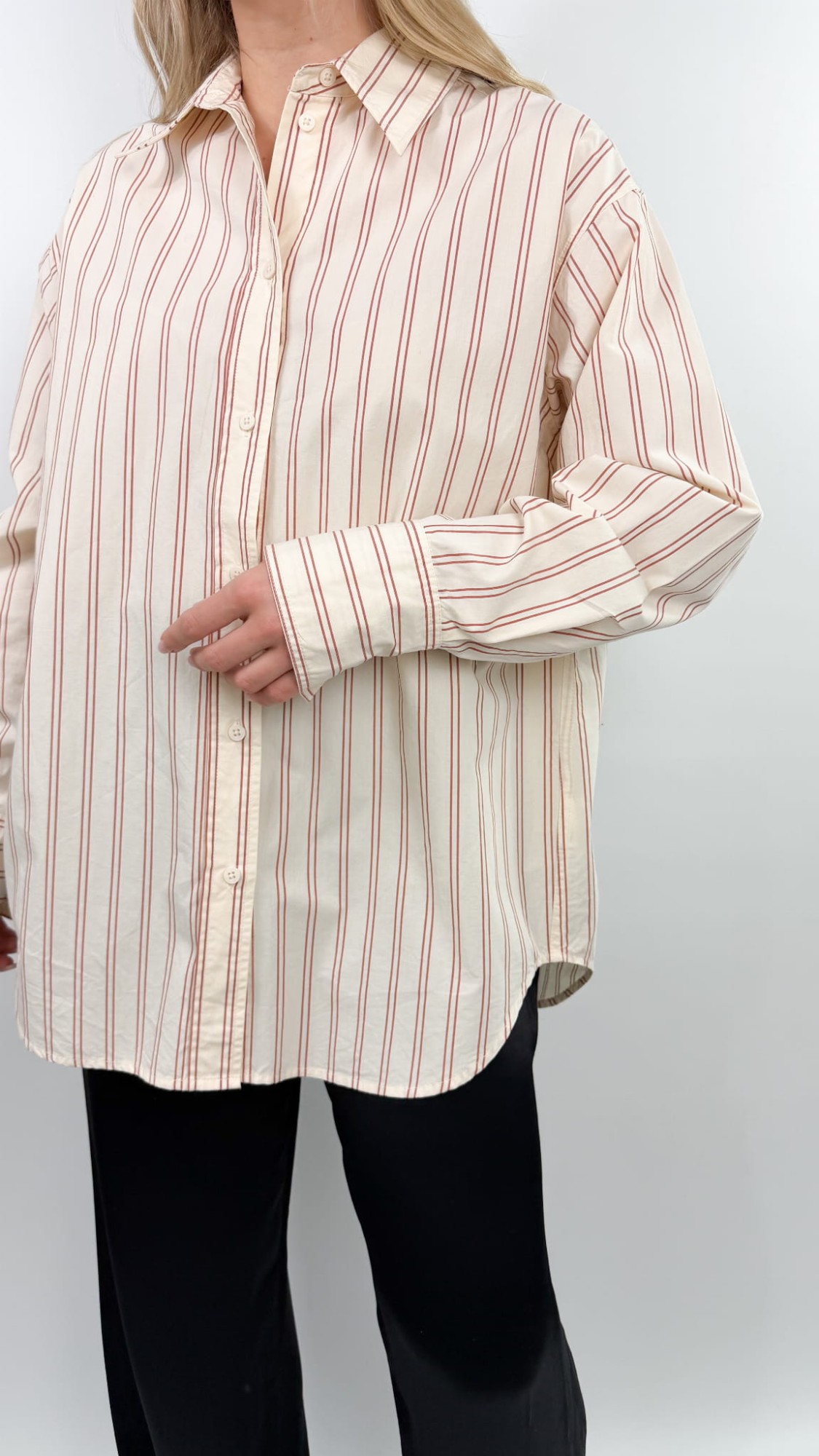 Carin Wester koszula w paski oversize 