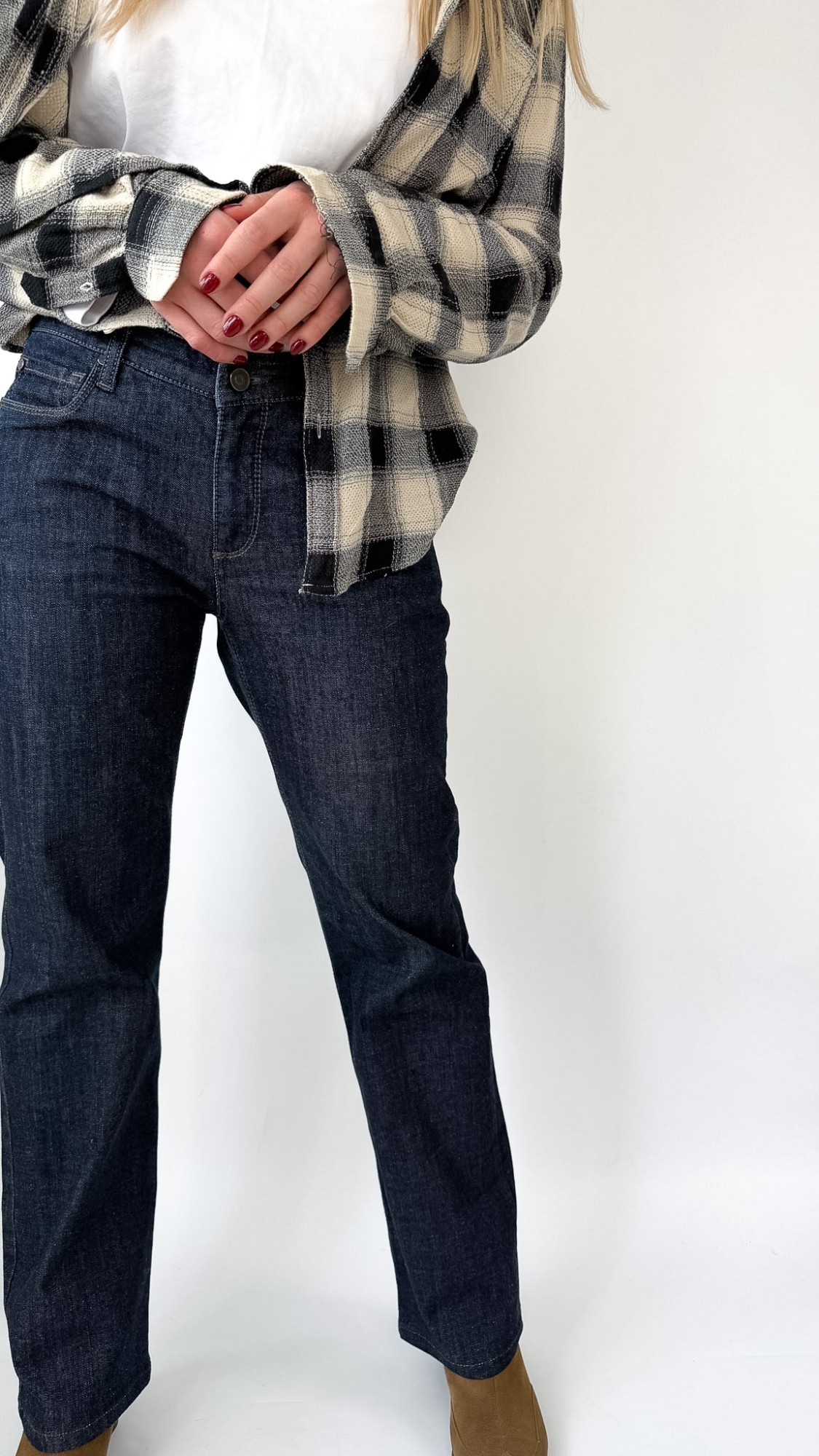 Rene Lezard jeansy ciemne 