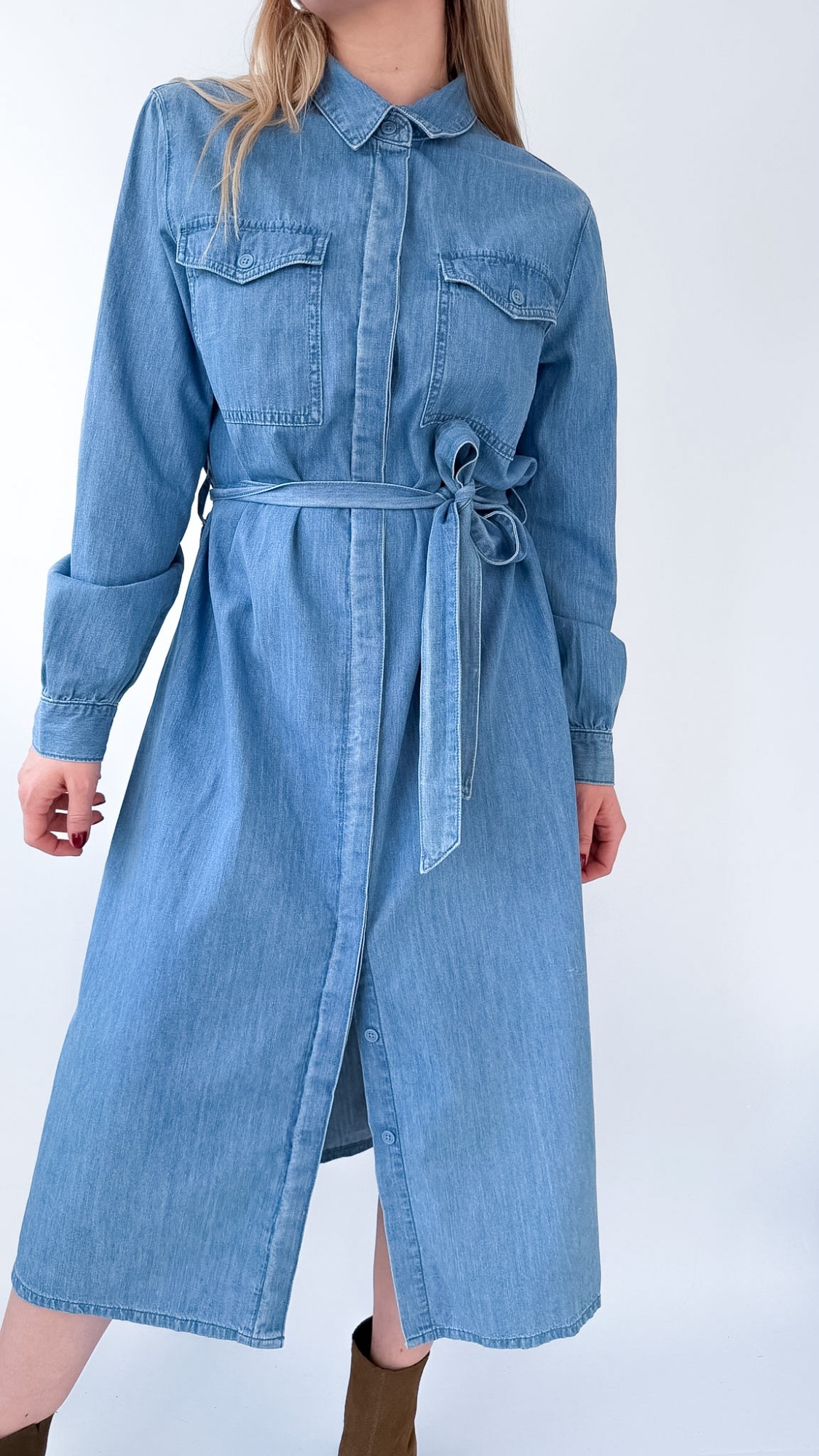 DONNA sukienka jeansowa 