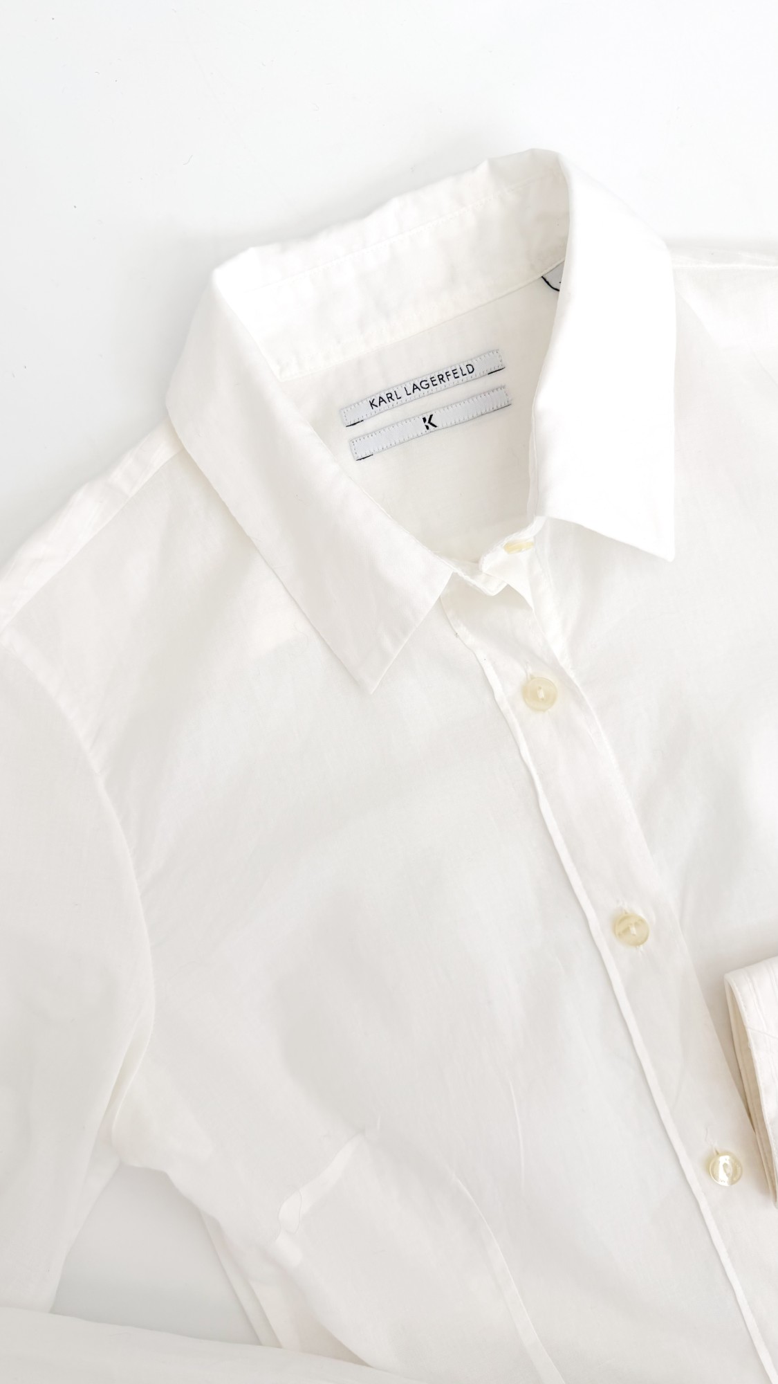 Karl Lagerfeld biała koszula 