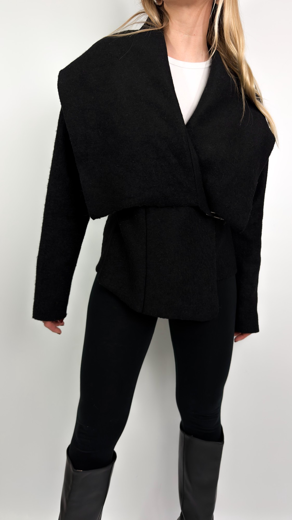 Promod krótki płaszczyk wełniany 