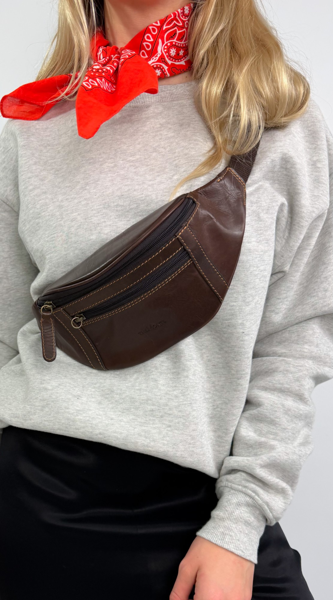 The Monte nerka skórzana 