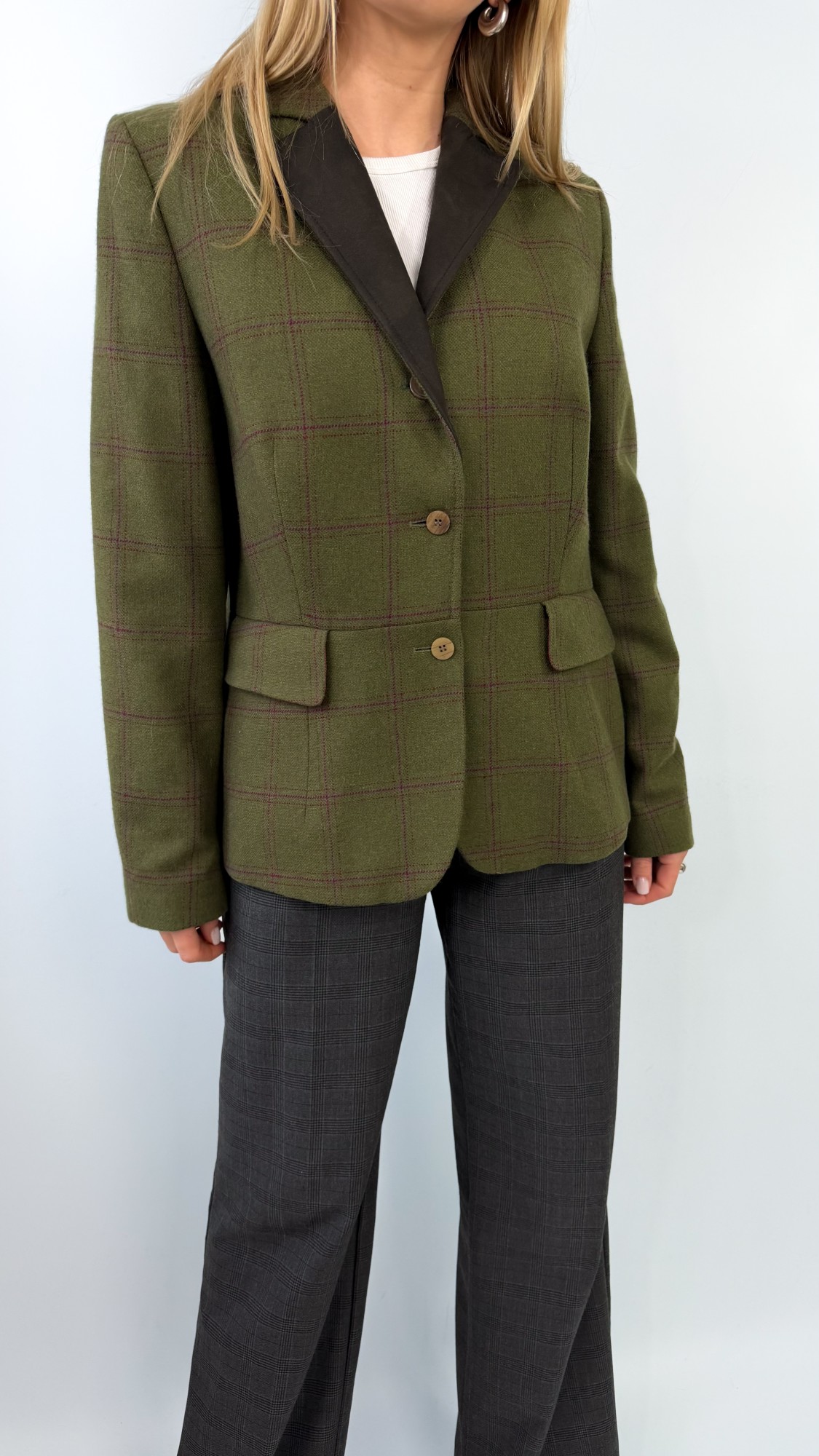 MUSTO marynarka vintage wełniana 