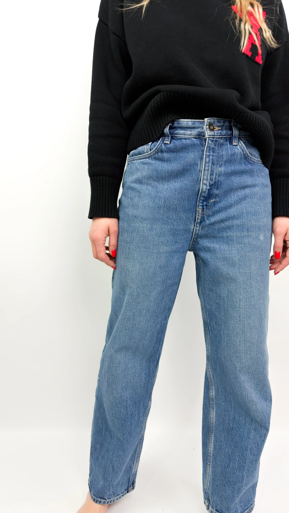COS relaxed straight jeans 